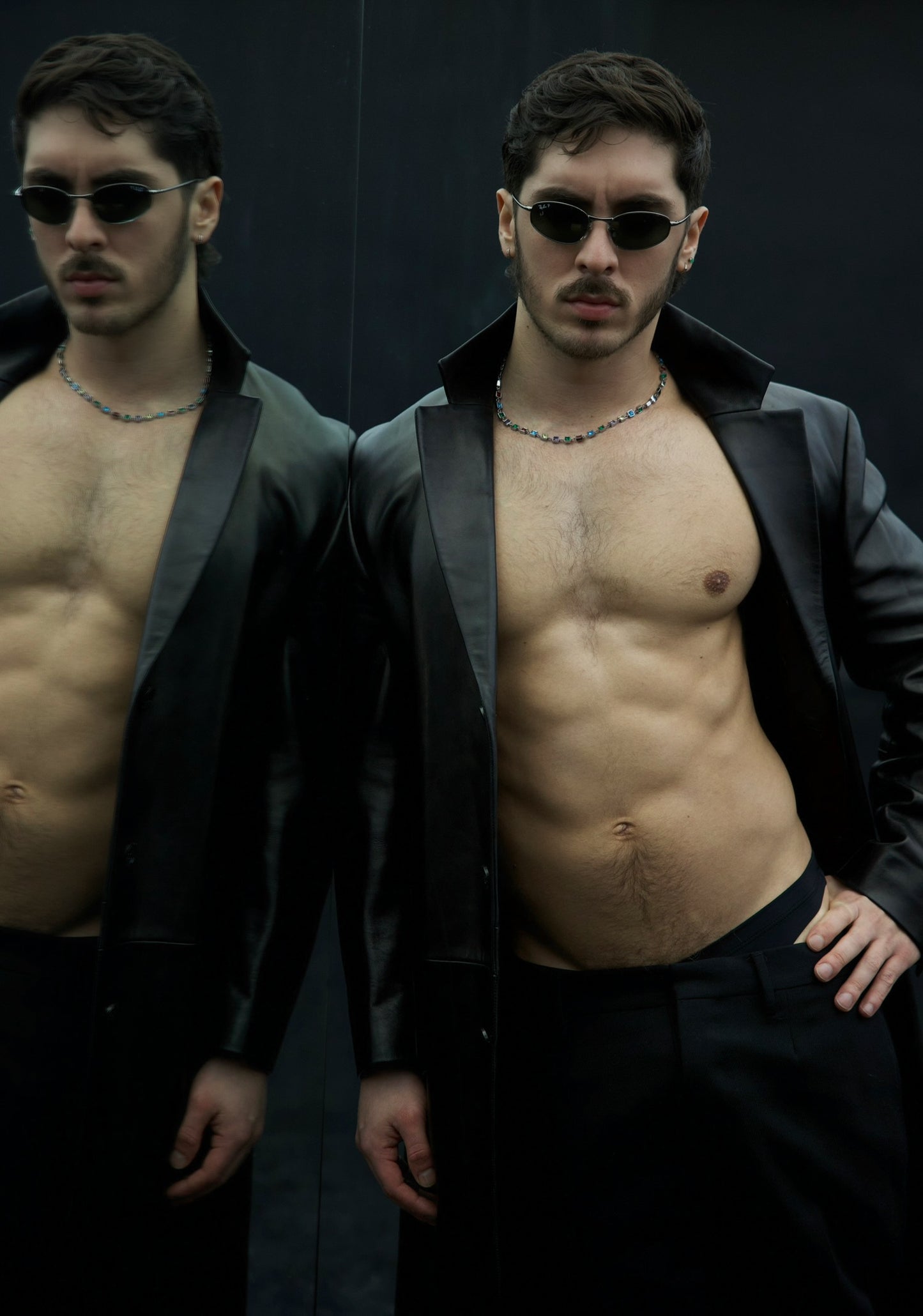 Gemstone Flip Necklace