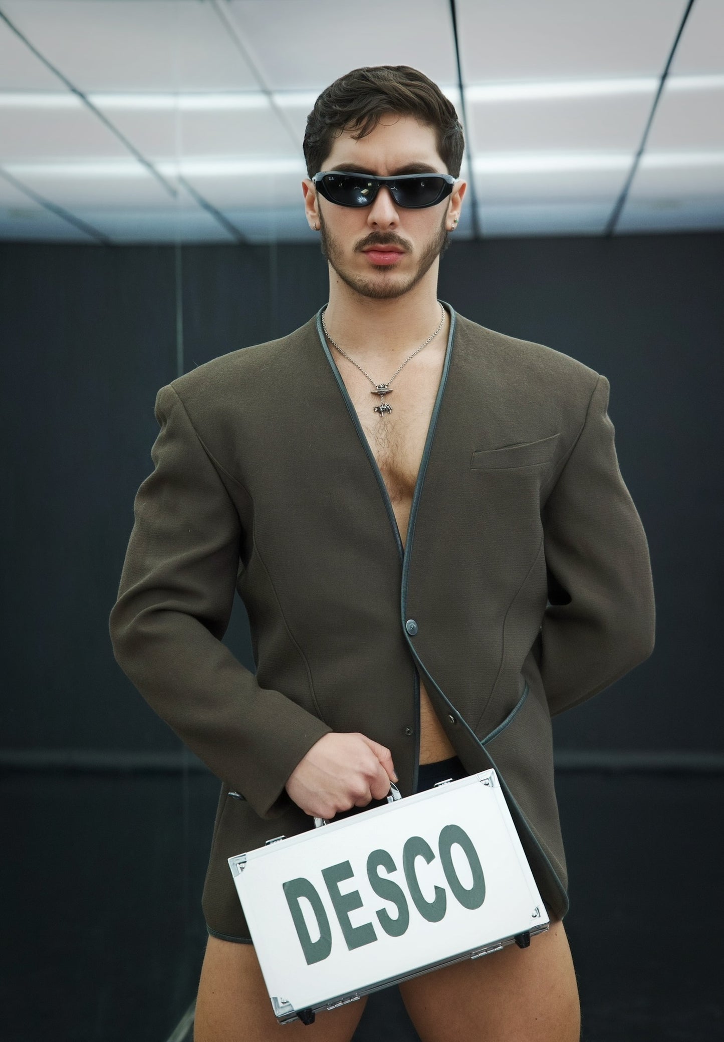 Cow Abduction Necklace