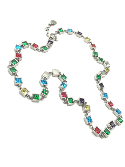 Gemstone Flip Necklace